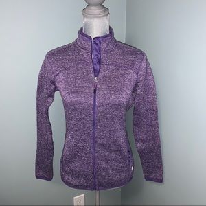 CHAMPION Purple Full zip Sweater long sleeve women’s size small